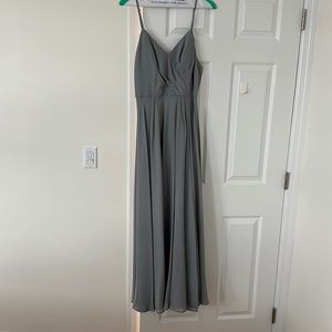 Aura. By brideside. Size 6. Light slate blue.